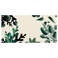 Leaves Plants Foliage Border Banner and Sign 8  x 4 