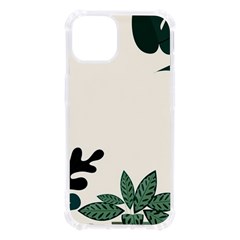 Leaves Plants Foliage Border Iphone 13 Tpu Uv Print Case by Sarkoni