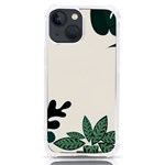 Leaves Plants Foliage Border iPhone 13 mini TPU UV Print Case Front