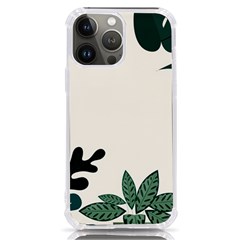 Leaves Plants Foliage Border Iphone 13 Pro Max Tpu Uv Print Case by Sarkoni