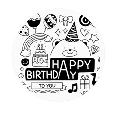 Happy Birthday Celebration Party Mini Round Pill Box (pack Of 3) by Sarkoni