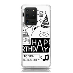 Happy Birthday Celebration Party Samsung Galaxy S20 Ultra 6 9 Inch Tpu Uv Case by Sarkoni