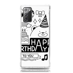 Happy Birthday Celebration Party Samsung Galaxy Note 20 Tpu Uv Case by Sarkoni