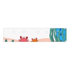 Cartoon Marine Life Marine Drawing Velvet Scrunchie by Sarkoni