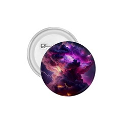 Cloud Heaven Storm Chaos Purple 1 75  Buttons by Sarkoni