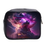 Cloud Heaven Storm Chaos Purple Mini Toiletries Bag (Two Sides) Back