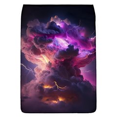 Cloud Heaven Storm Chaos Purple Removable Flap Cover (l) by Sarkoni