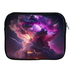 Cloud Heaven Storm Chaos Purple Apple Ipad 2/3/4 Zipper Cases by Sarkoni