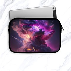 Cloud Heaven Storm Chaos Purple Apple Ipad Mini Zipper Cases by Sarkoni