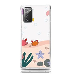 Cartoon Marine Life Marine Drawing Samsung Galaxy Note 20 Tpu Uv Case by Sarkoni