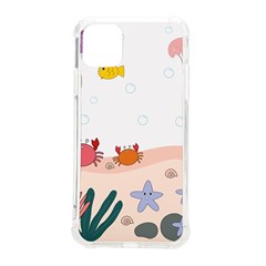 Cartoon Marine Life Marine Drawing Iphone 11 Pro Max 6 5 Inch Tpu Uv Print Case by Sarkoni