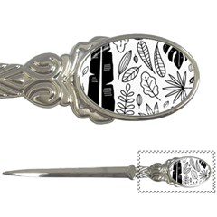 Leaves Plants Doodle Drawing Letter Opener by Sarkoni