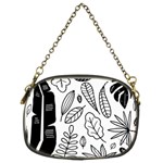 Leaves Plants Doodle Drawing Chain Purse (Two Sides) Back