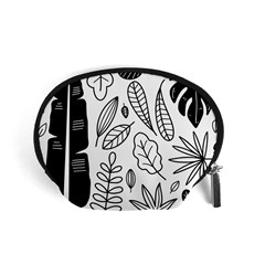 Leaves Plants Doodle Drawing Accessory Pouch (small) by Sarkoni