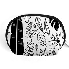 Leaves Plants Doodle Drawing Accessory Pouch (medium) by Sarkoni