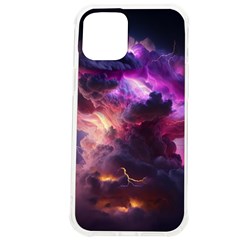 Cloud Heaven Storm Chaos Purple Iphone 12 Pro Max Tpu Uv Print Case by Sarkoni