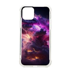 Cloud Heaven Storm Chaos Purple Iphone 11 Pro 5 8 Inch Tpu Uv Print Case by Sarkoni