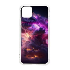 Cloud Heaven Storm Chaos Purple Iphone 11 Pro Max 6 5 Inch Tpu Uv Print Case by Sarkoni