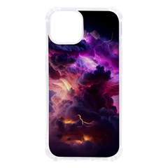 Cloud Heaven Storm Chaos Purple Iphone 13 Tpu Uv Print Case by Sarkoni