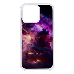 Cloud Heaven Storm Chaos Purple Iphone 13 Pro Tpu Uv Print Case by Sarkoni