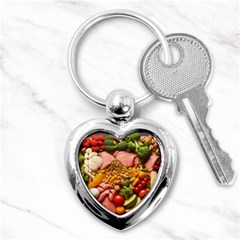 Fruit Snack Diet Bio Food Healthy Key Chain (heart) by Sarkoni