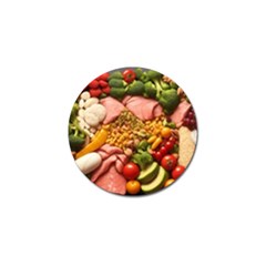 Fruit Snack Diet Bio Food Healthy Golf Ball Marker by Sarkoni