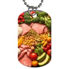 Fruit Snack Diet Bio Food Healthy Dog Tag (two Sides) by Sarkoni