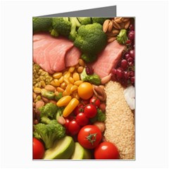 Fruit Snack Diet Bio Food Healthy Greeting Card by Sarkoni