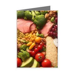 Fruit Snack Diet Bio Food Healthy Mini Greeting Card by Sarkoni