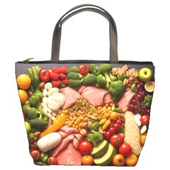 Fruit Snack Diet Bio Food Healthy Bucket Bag by Sarkoni