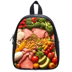 Fruit Snack Diet Bio Food Healthy School Bag (small) by Sarkoni