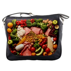 Fruit Snack Diet Bio Food Healthy Messenger Bag by Sarkoni