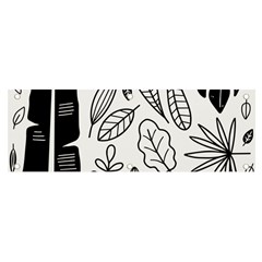 Leaves Plants Doodle Drawing Banner And Sign 6  X 2  by Sarkoni