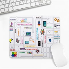 Illustrations Startup Business Organization Large Mousepad by Sarkoni