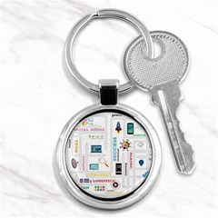 Illustrations Startup Business Organization Key Chain (round) by Sarkoni