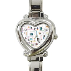 Illustrations Startup Business Organization Heart Italian Charm Watch by Sarkoni