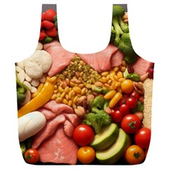 Fruit Snack Diet Bio Food Healthy Full Print Recycle Bag (xxxl) by Sarkoni