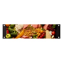 Fruit Snack Diet Bio Food Healthy Banner And Sign 4  X 1  by Sarkoni