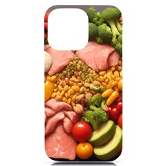 Fruit Snack Diet Bio Food Healthy Iphone 14 Pro Max Black Uv Print Case by Sarkoni