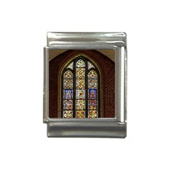 Stained Glass Window Old Antique Italian Charm (13mm) by Sarkoni