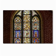 Stained Glass Window Old Antique Postcards 5  X 7  (pkg Of 10) by Sarkoni