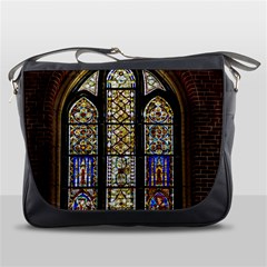 Stained Glass Window Old Antique Messenger Bag by Sarkoni