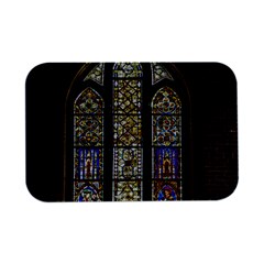 Stained Glass Window Old Antique Open Lid Metal Box (silver)   by Sarkoni