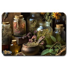 Apothecary Old Herbs Natural Large Doormat