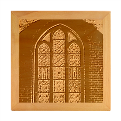 Stained Glass Window Old Antique Wood Photo Frame Cube by Sarkoni