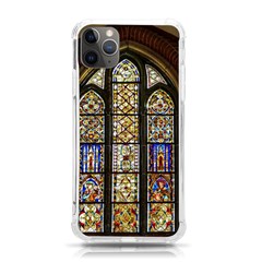 Stained Glass Window Old Antique Iphone 11 Pro Max 6 5 Inch Tpu Uv Print Case by Sarkoni