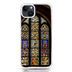 Stained Glass Window Old Antique Iphone 14 Plus Tpu Uv Print Case by Sarkoni