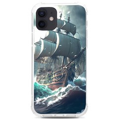 Pirate Ship Boat Sea Ocean Storm Iphone 12/12 Pro Tpu Uv Print Case by Sarkoni