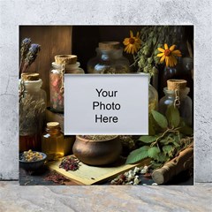 Apothecary Old Herbs Natural White Wall Photo Frame 5  X 7  by Sarkoni