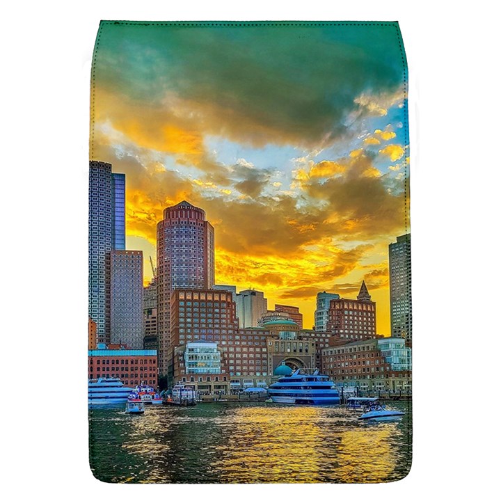 Boston Skyline Cityscape River Removable Flap Cover (L)